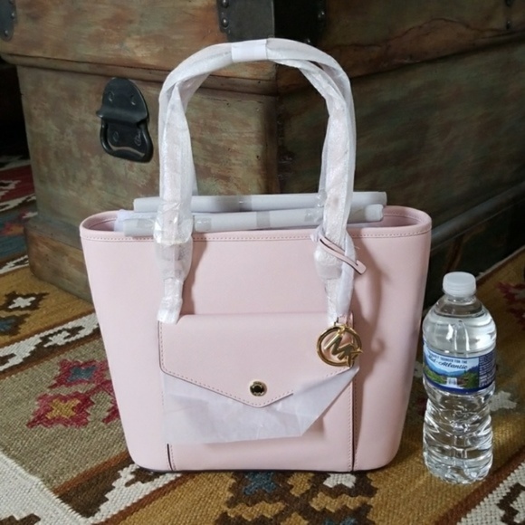 Michael Kors Handbags - Michael Kors Pocket Tote Blossom Pink Shoulder Bag